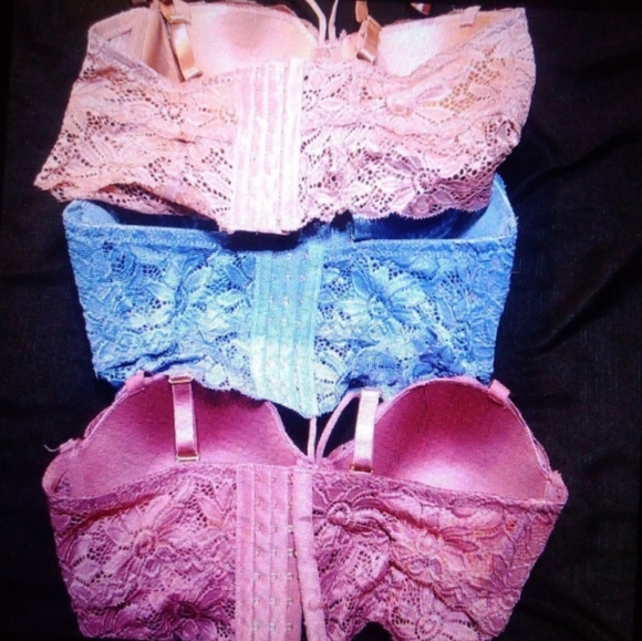 NEW! Body Frosting Lace Bras (set of 3) - Picture 2 of 5